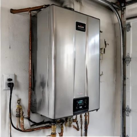 Copper water supply piping and water heater connections